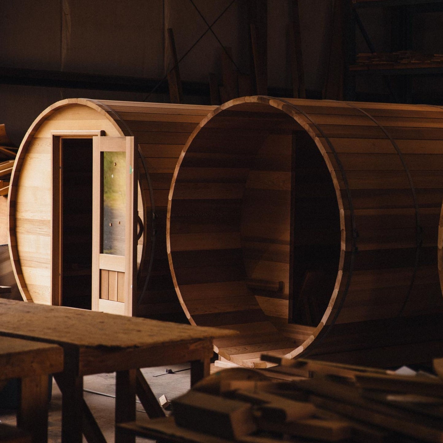 Cedar Barrel Sauna