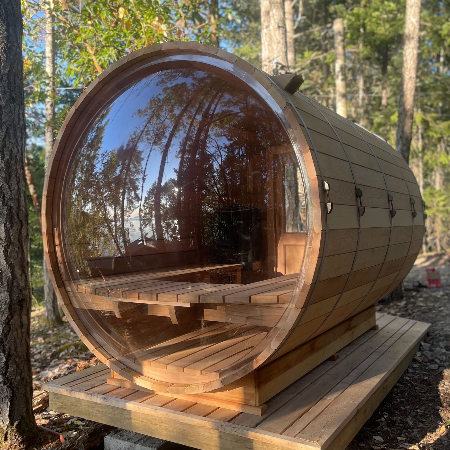 Cedar Barrel Sauna